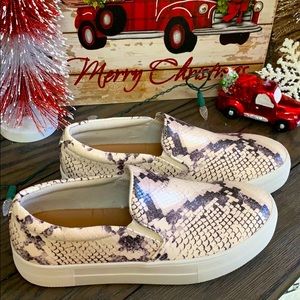 Steve Madden Slip On Snake Sneaker